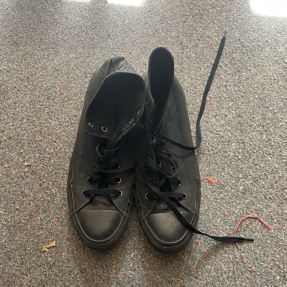 Converse Charcoal High-Top Sneakers